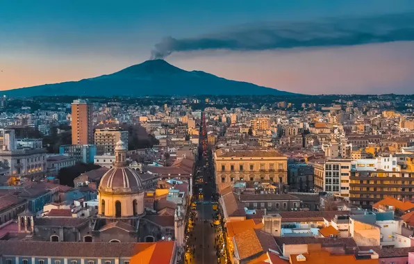 Italy, Etna, volcano, Catania, sicily