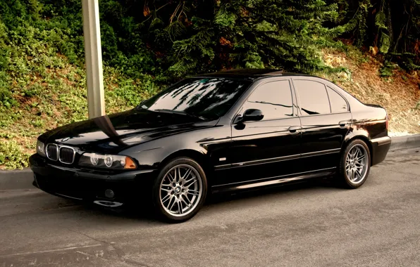 Picture Black, E39, Road, Wheels, M5