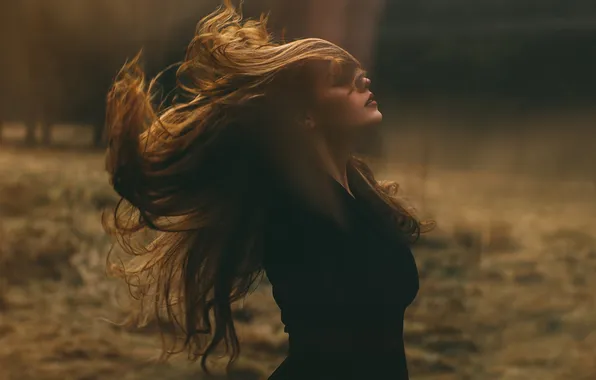 Light, the wind, hair, Shine, Ilya Baranov
