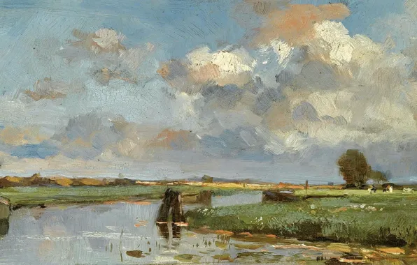 Picture picture, Louis Stutterheim, Louis Stutterheim, landscape, Muiderberg
