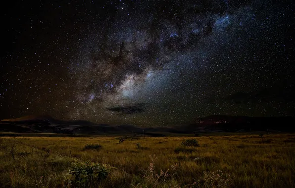 Space, stars, night, space, landscape, the milky way