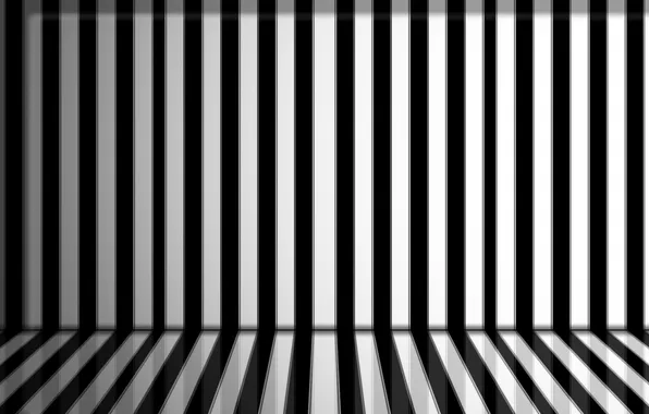 Strips, black, white