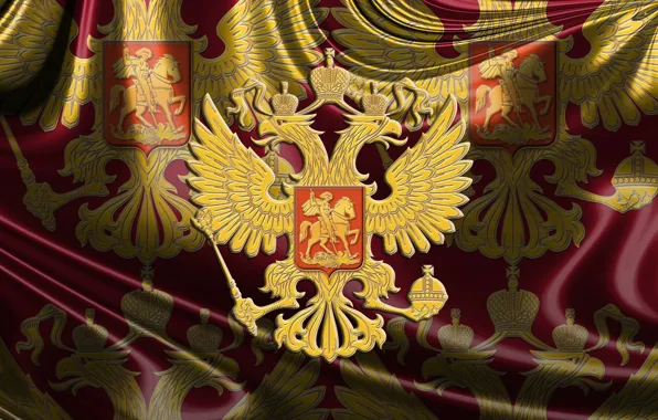 Coat of arms, Russia, Double-headed eagle, St. George, Russian Federation