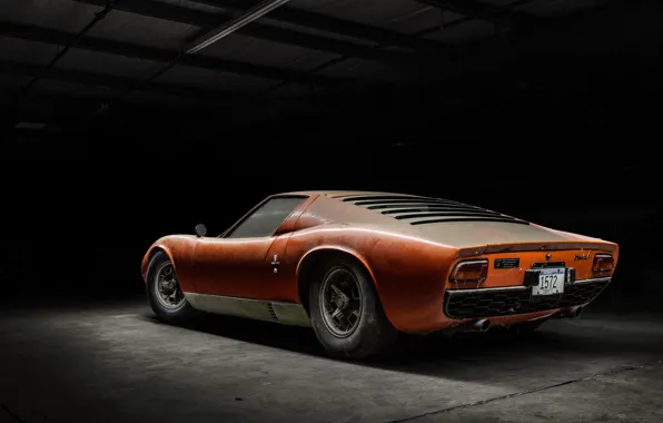 Lamborghini, Dust, Machine, Car, Supercar, Old, Lamborghini Miura, P400