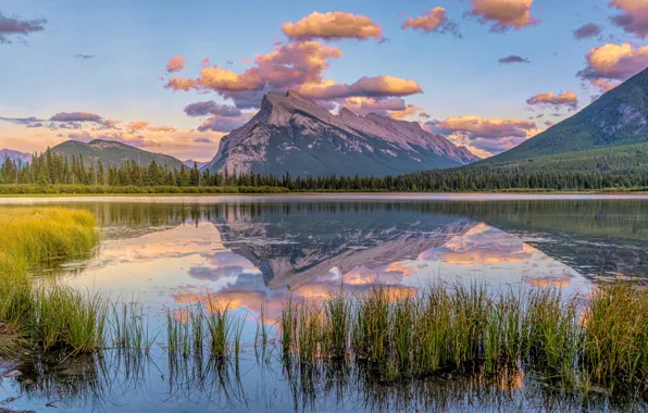 Wallpaper Sky, Clouds, Mountain, Lake For Mobile And Desktop, Section 