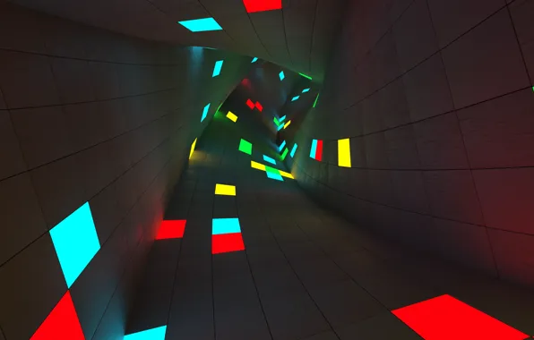 Abstraction, turn, the tunnel, rendering