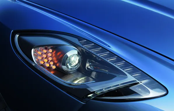 Aston Martin, Headlight, Supercar, One-77, Diode, Bixenon