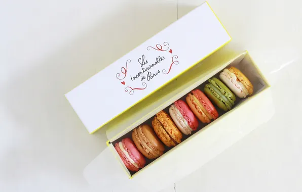 Picture cookies, different, macaron