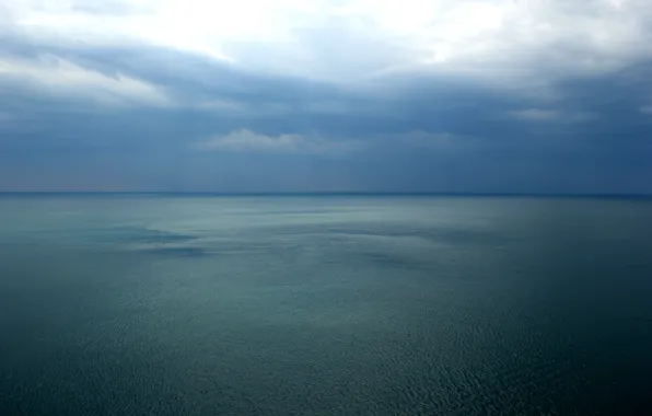 Picture sea, the sky, clouds