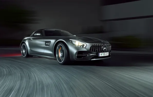 Auto, Night, Machine, Grey, Car, Mercedes-Benz AMG, Transport & Vehicles, Mercedes-Benz AMG GT C Roadster