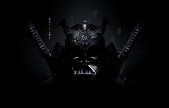 Picture samurai, star wars, Darth Vader, render