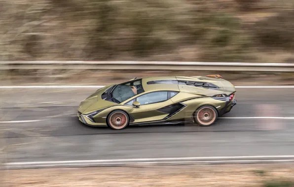 Road, speed, Lamborghini, Lambo, V12, Sian, Lamborghini Sian