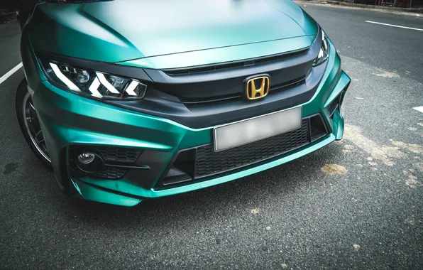 Picture Honda, symbols, car, front bumper