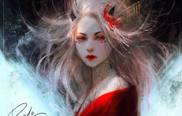 Girl, the demon, from panda, by panda