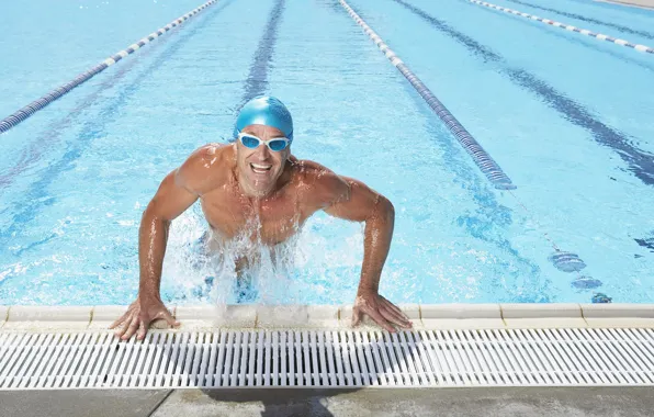 Carrera, swimming, agua, pileta