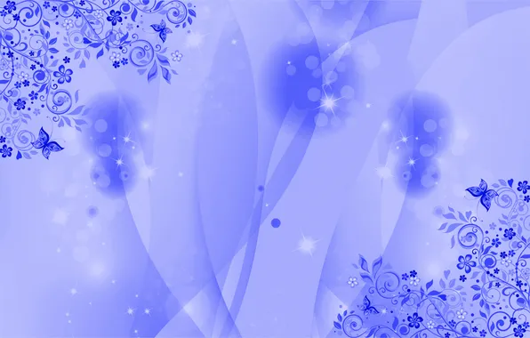 Line, strips, pattern, curls, texture, leaves, ornament, lilac background