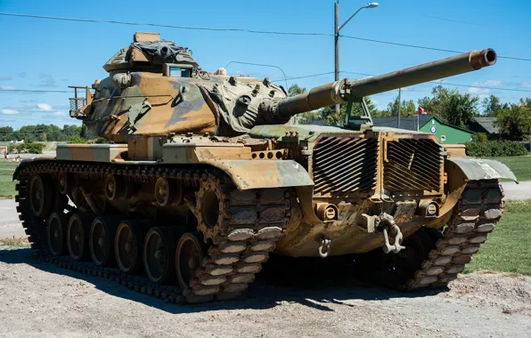 Tank, USA, armor, average, M60, 1960-ies