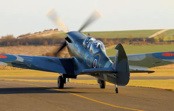 Fighter, British, Spitfire, single-engine
