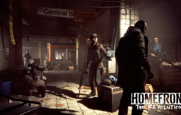 Picture weapons, metro, subway, Homefront: The Revolution