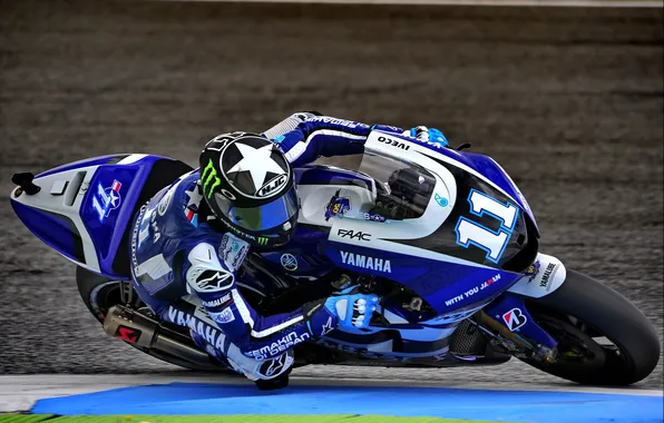 Picture Sport, Speed, Turn, Motorcycle, Racer, Track, Yamaha, MotoGP