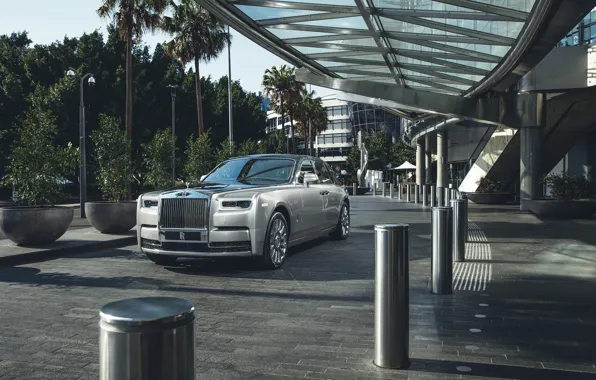 Auto, grey, Rolls-Royce, Phantom, the hotel