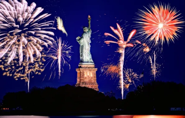 United States, New York City, New Jersey, PetSmart Fireworks Show