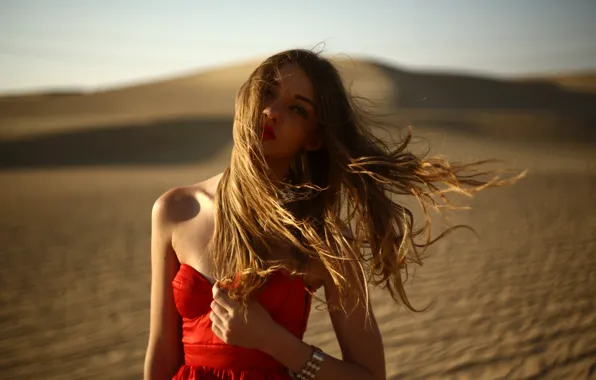 Girl, background, portrait