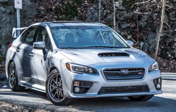 Silver, subaru, wrx, sti