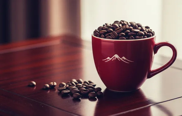 Table, Wallpaper, coffee, grain, art, Cup, wallpaper, art