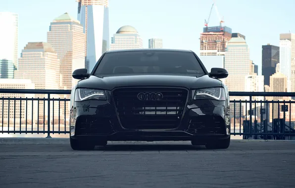 Picture auto, the city, Audi, Audi, Wallpaper, New York, wallpapers