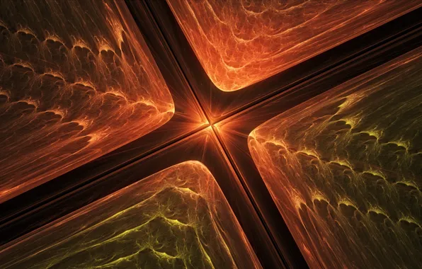 Abstraction, color, fractal