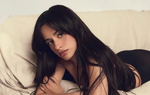 Look, girl, photo, hair, brunette, lips, beauty, Camila Hair