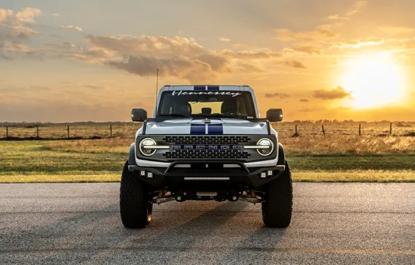 Ford, Light, White, Road, Hennessey, Bronco, Sight, Ford Bronco