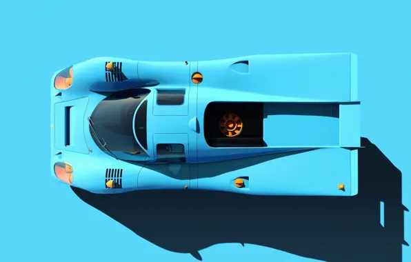 Auto, Machine, Render, Rendering, Supercar, Transport & Vehicles, Porsche 917, Lasse Bauer