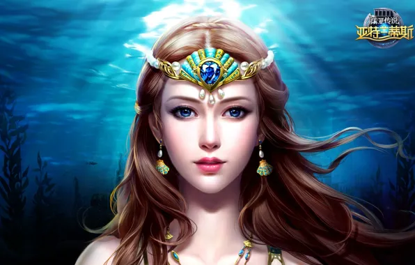Picture water, art, fantasy, location, slots league of heroes