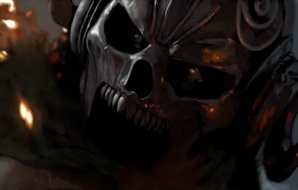 Skull, art, King Arthur, Vortigern, Legend of the Sword