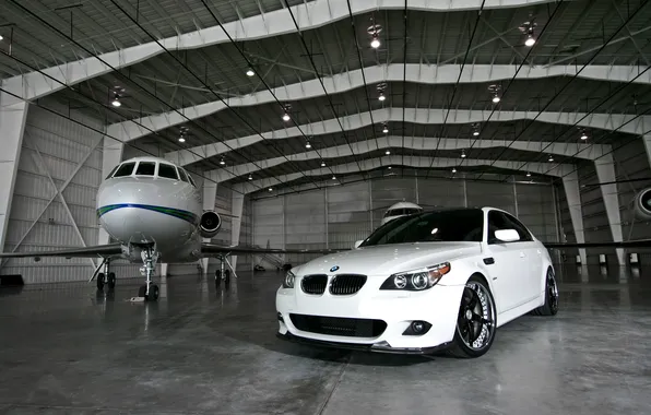 Picture white, light, lamp, black, bmw, BMW, hangar, white