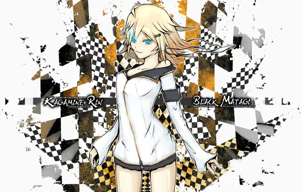 Picture Vocaloid, Kagamine Rin, yellow, BRS