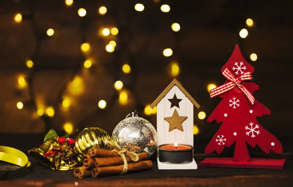 Decoration, tree, New Year, Christmas, Christmas, wood, New Year, decoration