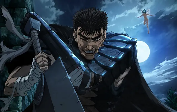 HD desktop wallpaper: Anime, Berserk, Guts (Berserk) download free picture  #696505