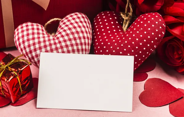 Love, flowers, paper, holiday, gift, heart, roses, heart