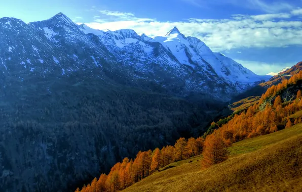 Picture autumn, mountain, Austrian Central Alps