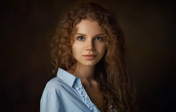 Picture look, girl, face, background, sweetheart, model, portrait, light