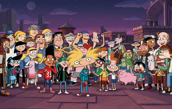 Picture cartoon, Nickelodeon, Hey Arnold!, Hey Arnold!