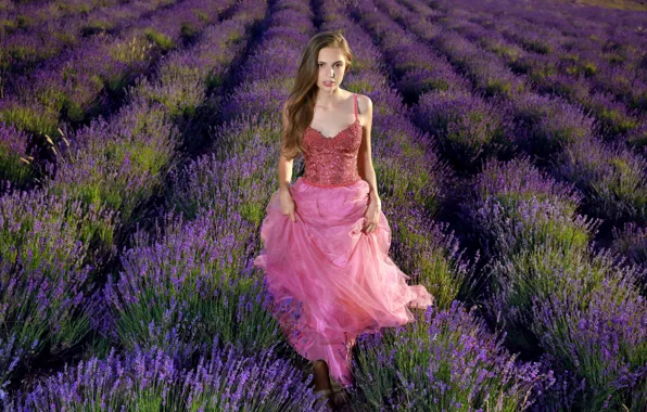 Picture look, nature, dress, lavender, It Tan