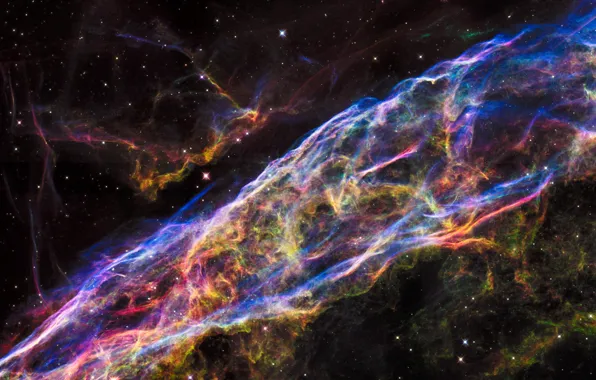 Space, stars, or Fisherman net, The Veil Nebula, also Loop