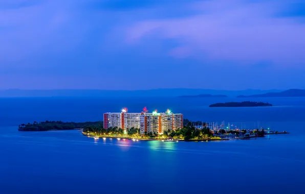 Picture the ocean, island, The Atlantic ocean, Puerto Rico, Atlantic Ocean, Puerto Rico, Fajardo, Fajardo