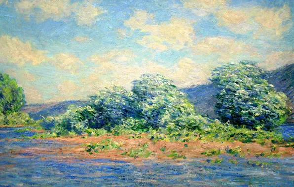 Picture landscape, picture, Claude Monet, The Seine at Port-Ville