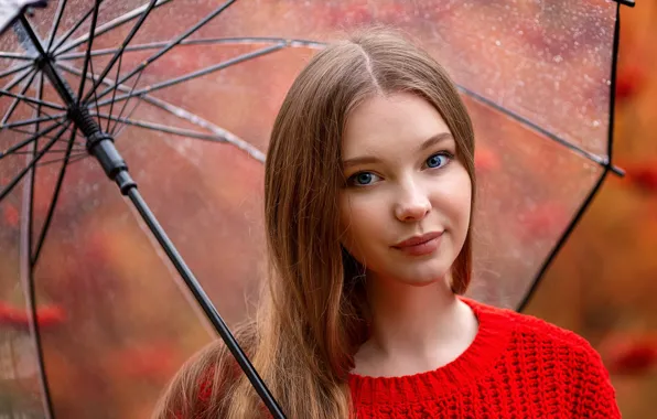 Wallpaper Girl, umbrella, Christina Vostruhina, Anna Shuvalova for ...