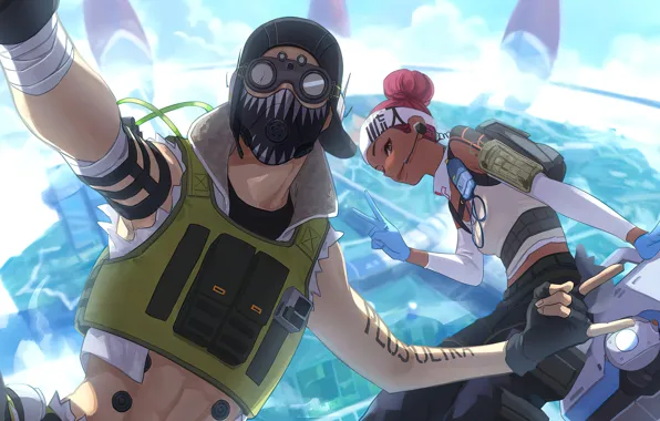 Game art, octane, lifeline, apex legends, Lifeline